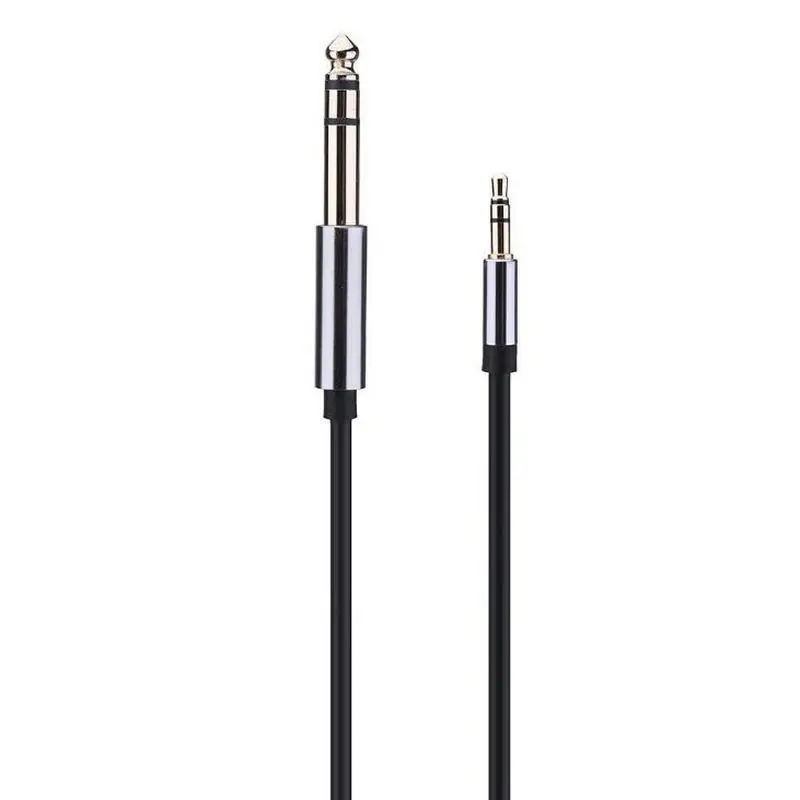

3.5mm to 6.35mm Adapter Aux Cable for Mixer Amplifier CD Player Speaker Gold Plated 3.5 Jack to 6.5 Jack Male Audio Cable