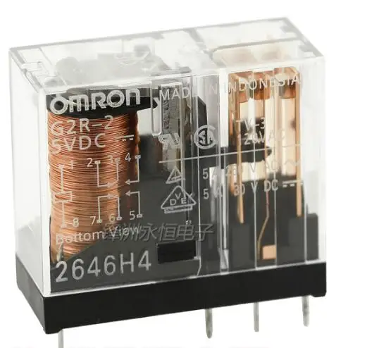 4 шт. Omron Реле G2R-2-5VDC G2R-2-12VDC G2R-2-24VDC 250V 5A РЕЛЕ 8 pin реле 5В/12В/24VDC реле