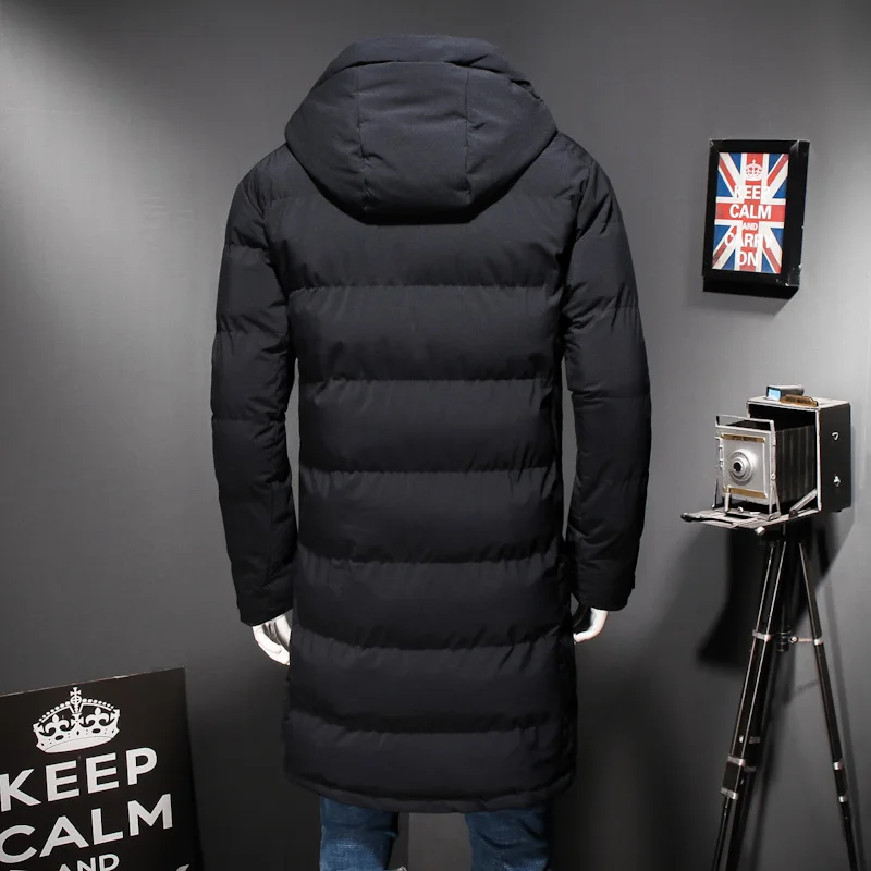 12XL 10XL 6XL 8XL 2018 зимнее мужское длинное пальто с изысканным карманом на руку Мужская