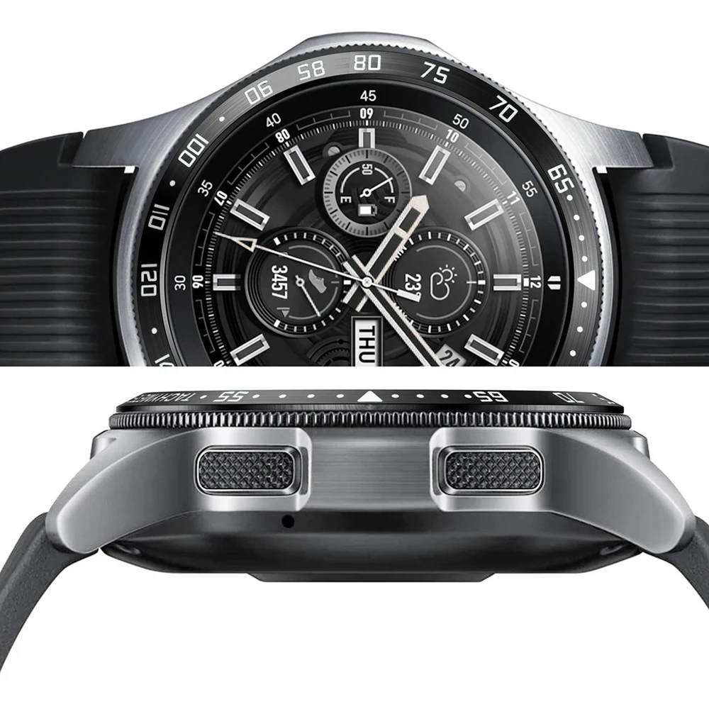 Аксессуары для часов Samsung Gear S3/Galaxy ободок с клейким покрытием 46 мм/42 мм устойчивый