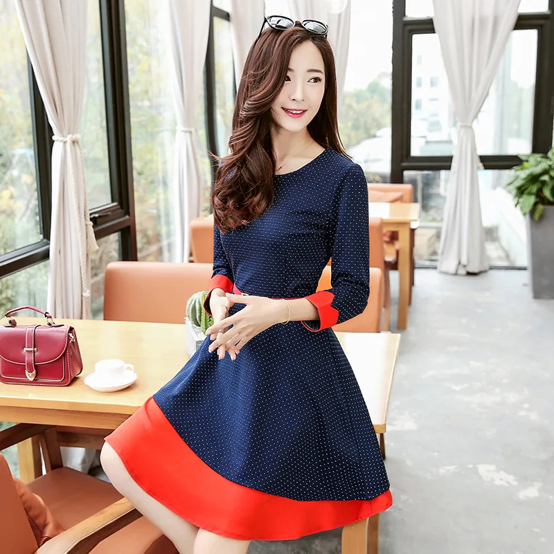 Модель 2019 года платья для мамы и дочки весеннее модное платье осенняя одежда |