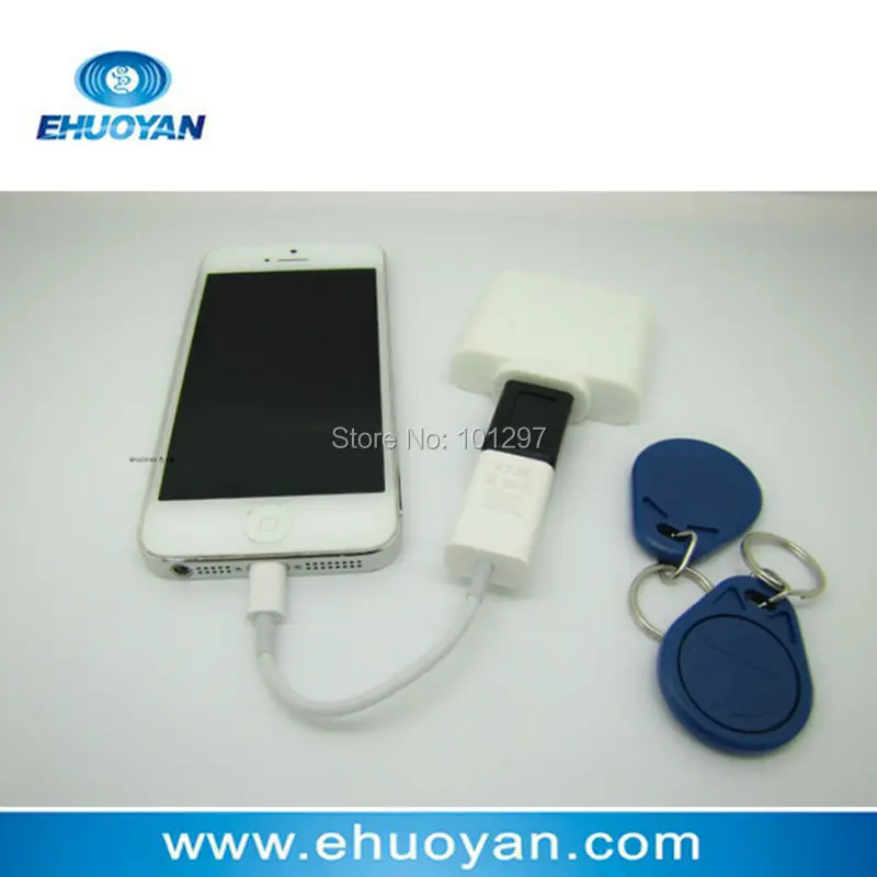 Считыватель RFID NFC ER200X для планшетов мобильных iPad + 2 бирки анти клонированный Micro USB