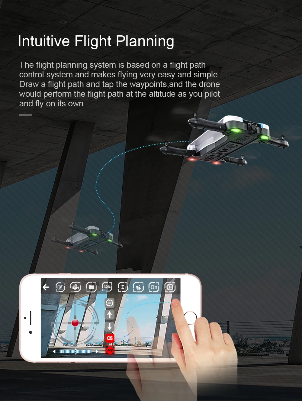 Новое поступление JJR/C JJRC H61 прожектор складной Дрон с 720P WI-FI FPV Камера 6-осевой оптическим позиционированием игрушечный Квадрокоптер