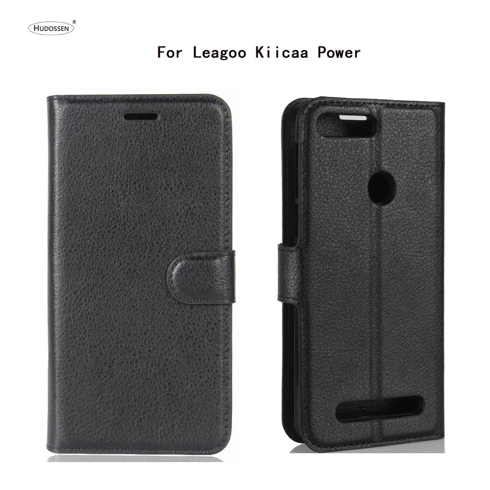 HUDOSSEN для Leagoo чехол Kiicaa Power роскошный откидной кожаный телефона аксессуары сумки
