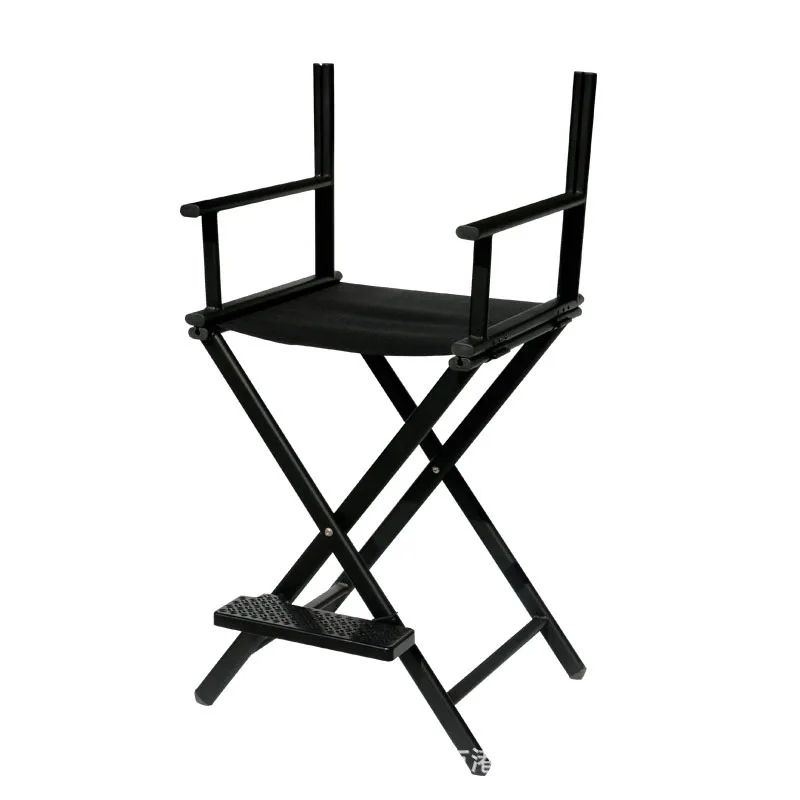 Стул для макияжа в алюминиевой рамке уличная мебель черного/розового цвета