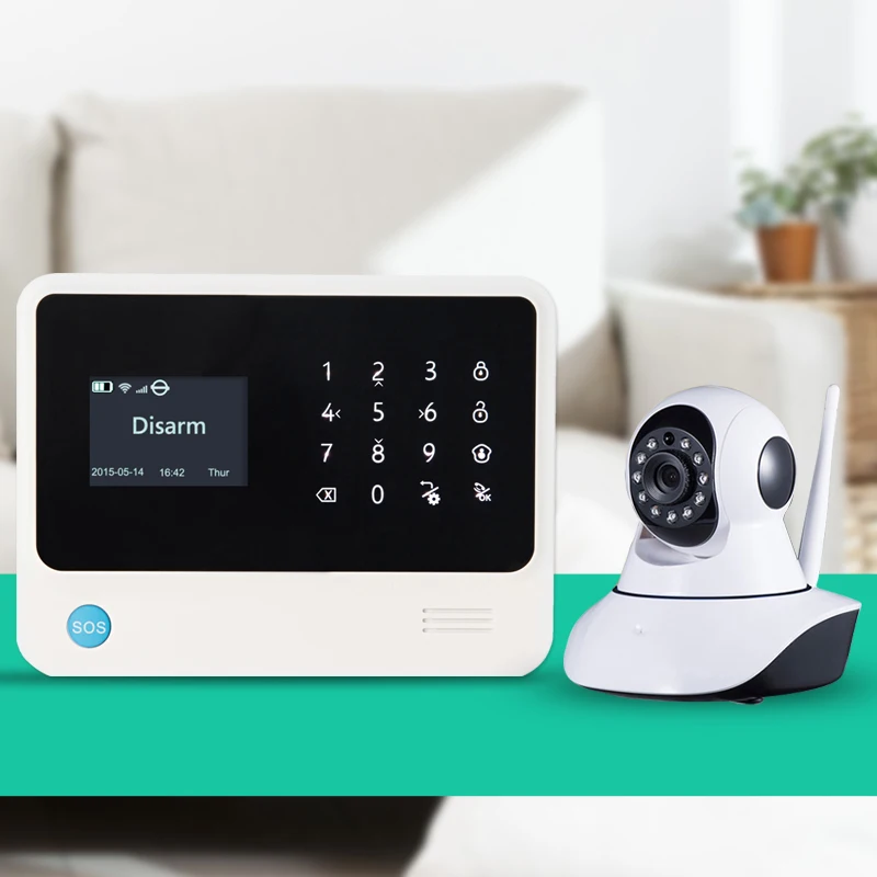 Модная Беспроводная система сигнализации G90B Plus Android APP & iOS gsm wifi|system alarm|app androidsystem