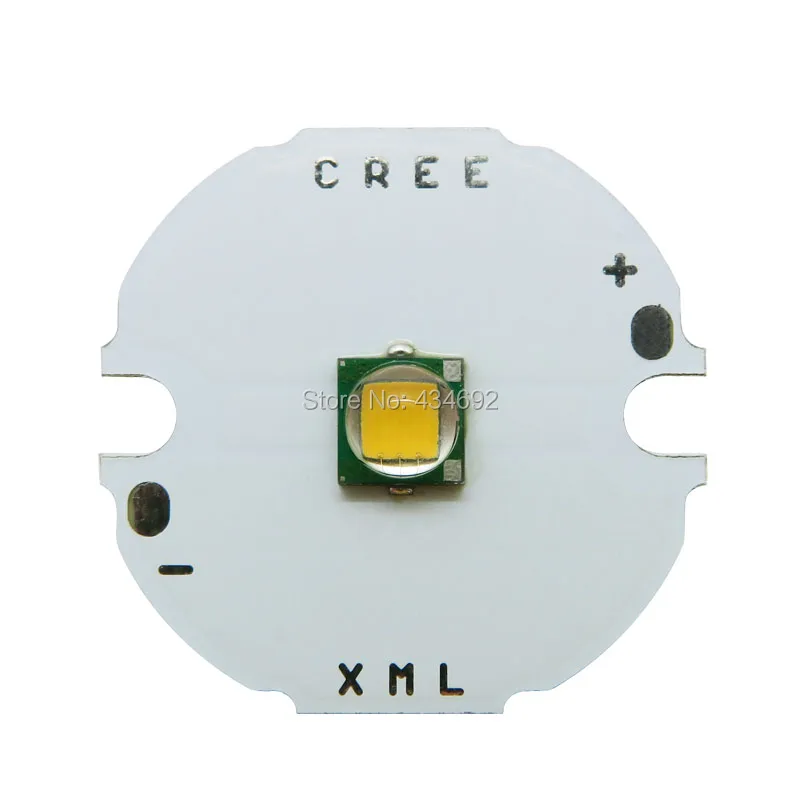 Cree XML XM L T6 белый 6000K 6500K 80CRI теплый 3000K 85CRI светодиодный эмиттер лампа на 25 мм/20 мм/16