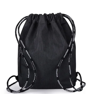 Модные мужские оксфорды мешки Drawstring Повседневное рюкзак Для женщин мультфильм
