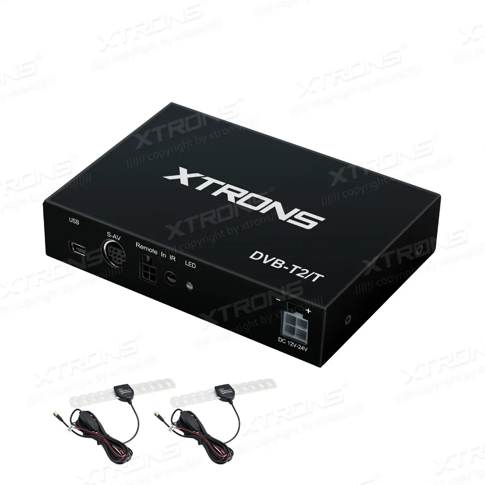 XTRONS FV012DE двойная антенна автомобиль DVB T T2 Freeview цифровой ТВ приемник полностью