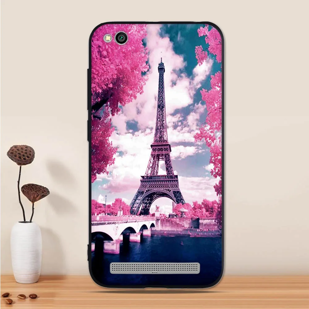 Чехол для Xiaomi Redmi 5A силиконовый 3D чехол из ТПУ мягкая задняя крышка Funda Coque