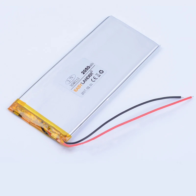 3046113P 3.7V 2050mAh Rechargeable li-Polymer Li-ion Battery For china clone Goophone 5.5 6plus I6 6SPLUS phone 3045113 3046114