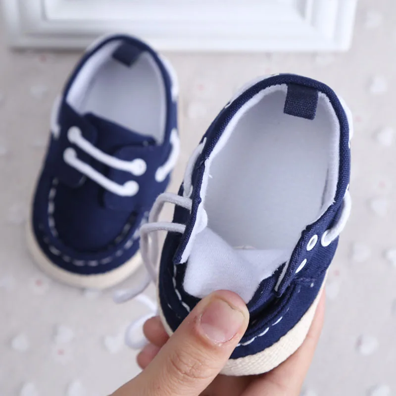 Crib Shoes Baby Moccasins Non-slip Single Lace-Up newborn 0 And 1 Year Old Babies for Girl YD491 | Мать и ребенок