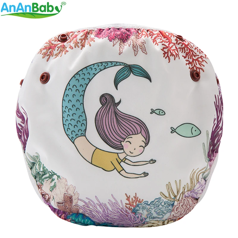 Новое поступление! Ananbaby Многоразовые детские подгузники для плавания