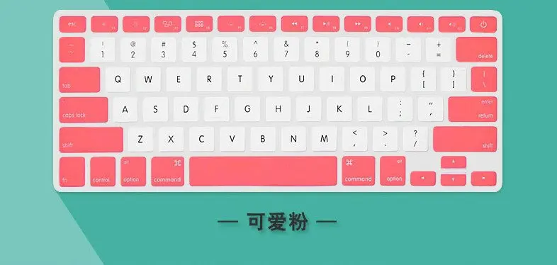 Квадратная рамка с рисунком Силиконовая клавиатура для ноутбука Защитная крышка