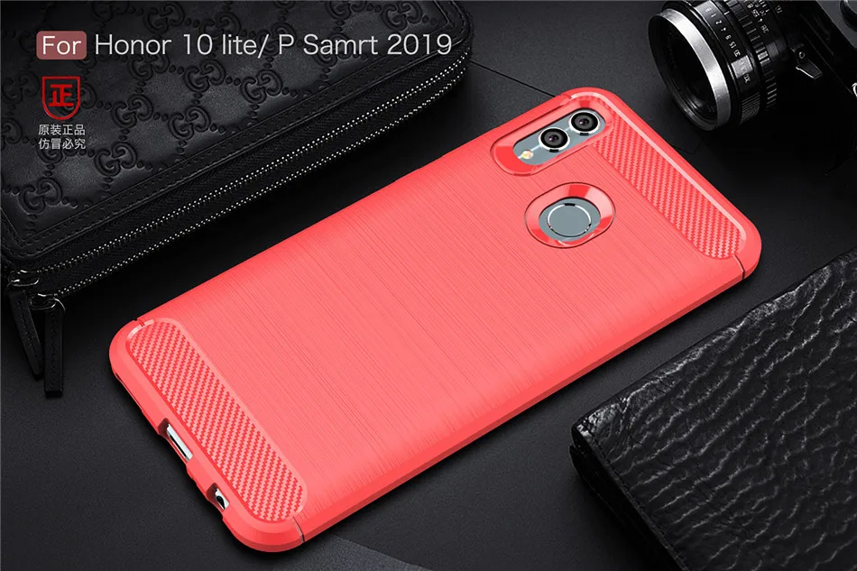 Whyes силиконовый чехол для huawei P Smart Plus, ударопрочный чехол из углеродного волокна, мягкий чехол из ТПУ для телефона huawei P Smart Z
