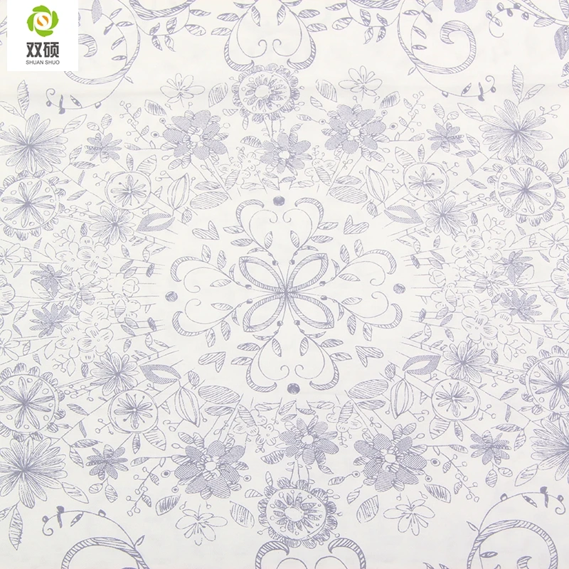 Новое поступление Винтаж ситцевой ткани для пошива метр текстильная Лоскутная