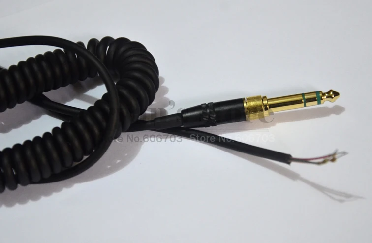 Дополнительные сведения о DIY сменный спиральный DJ кабель провод для Superlux HD 681 F B 662