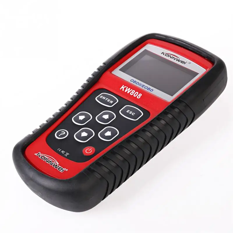 KW808 автомобильной диагностики неисправностей сканер тестер OBDII/EOBD код читателя