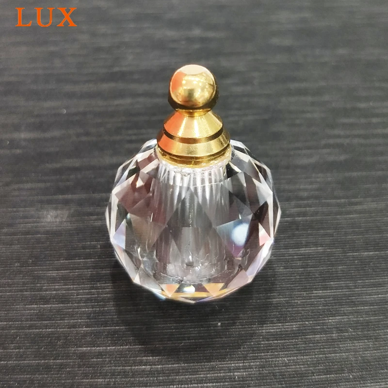 LUX Cut натуральные Кристальные Гранёные камни камень подвеска в виде бутылочки парфюма середины века Винтажные Ювелирные изделия эфирное масло колье аромараспылитель