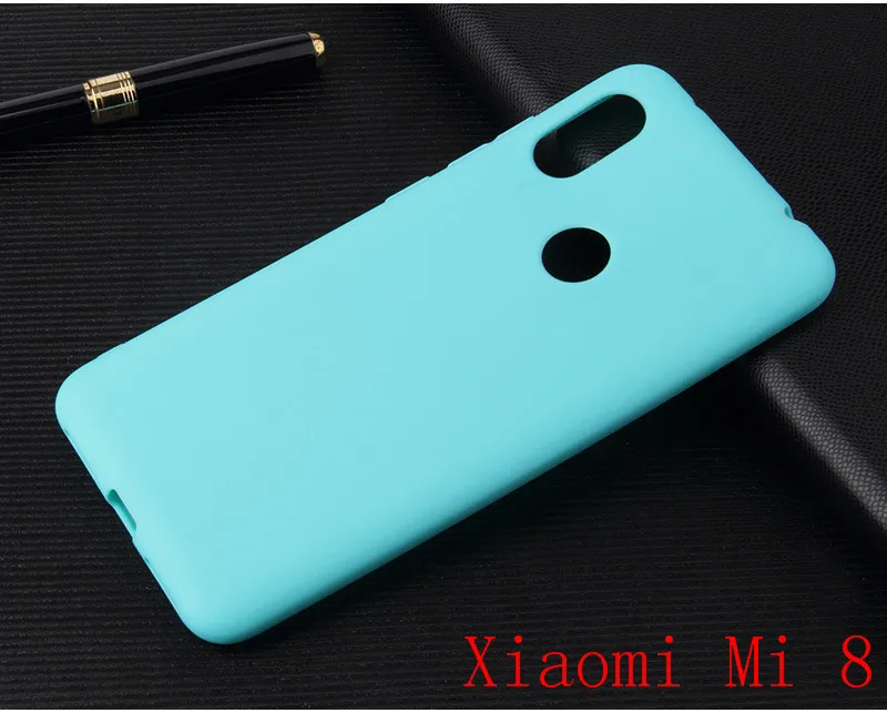 Роскошный Ультратонкий силиконовый чехол Xiaomi Mi 8 SE матовый мягкий из ТПУ для