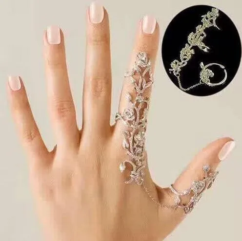 Элегантная Женская мода ажурная Роза кольцо ювелирное изделие блестящее