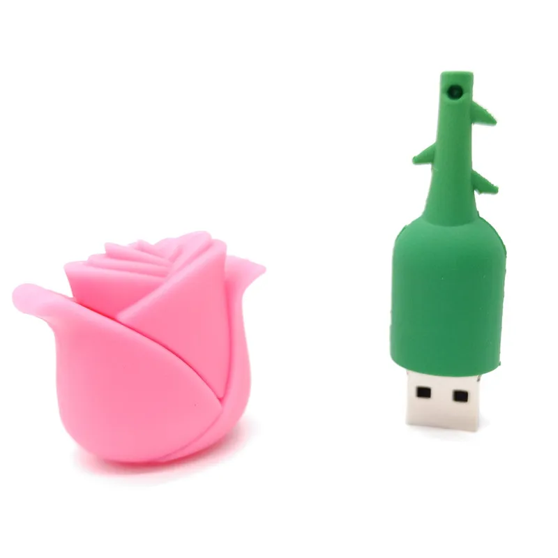Usb-флеш-накопитель в виде цветка розы 64 ГБ 32 16 8 4 Гб | Компьютеры и офис