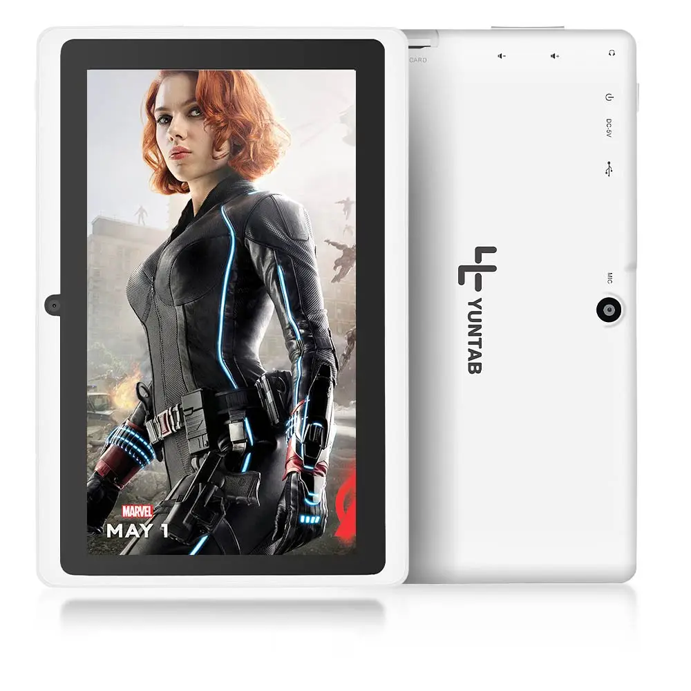 5 цветов 8 Гб Q88 7 дюймов планшетный ПК Allwinner A33 Quad Core 512 МБ/8 ГБ 1024x600 двойная Камера WI FI