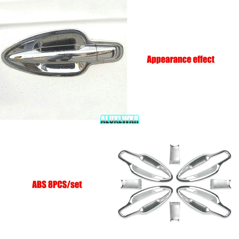Abs Хромированная накладка на дверную ручку чашу 8 шт. для Jac S3 2014 2015 2016 автостайлинг