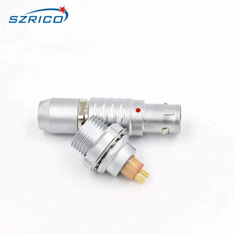 FGG EEG 1B 2 3 4 5 6 7 8 10 14 16 контактный прямой штекер и фиксированная панельная розетка