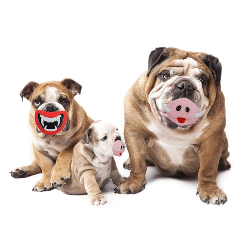 1 шт. игрушки для Хэллоуина собаки жевательные милый свиной зуб маска собак