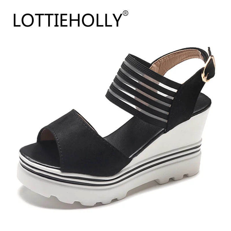 Модная женская обувь LOTTIEHOLLY сандалии-Гладиаторы с ремешком на щиколотке черная