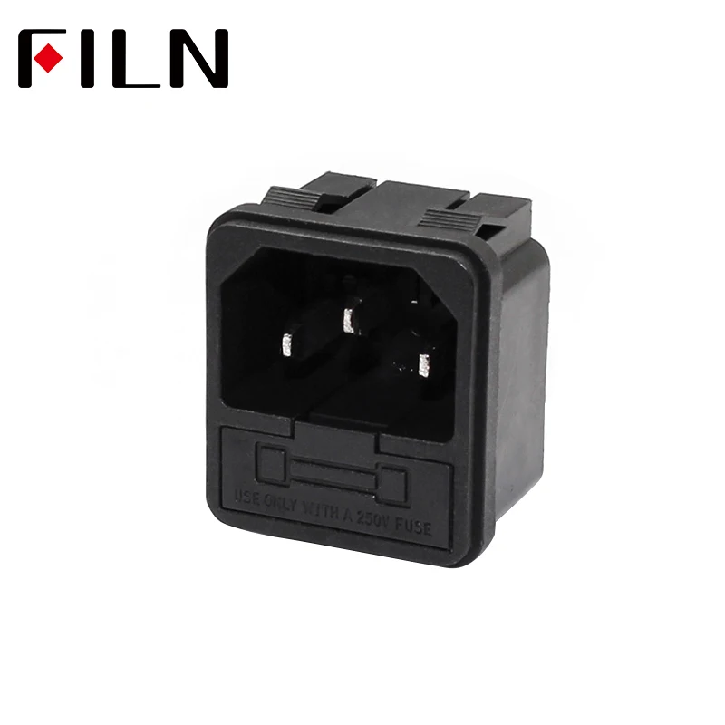 FL AC 11 1 шт. 3 контактный IEC320 C14 Мужской Шнур питания на входе розетка разъем с