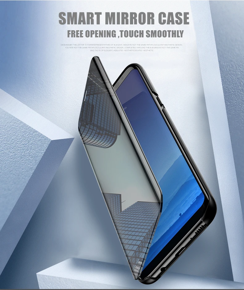 Lamorniea для Motorola MOTO P30 Note XT1942-1 Чехол-книжка на магните, прозрачный зеркальный чехол-подставка для телефона для MOTO G6 Play P30