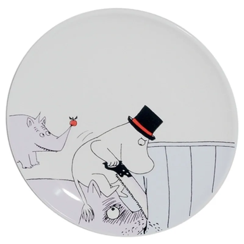 Moomin Prato Para Bolo обеденные тарелки Assiette тарелка для торта Supla Vajillas Ceramica Servis Tabaklari Servis Tabagi тарелки с рисунками