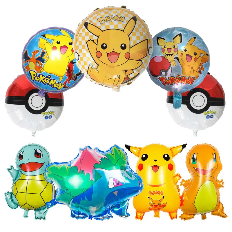 1 шт. мультфильм Пикачу из Pokemon Go гелиевая фольга воздушные шары для детей день