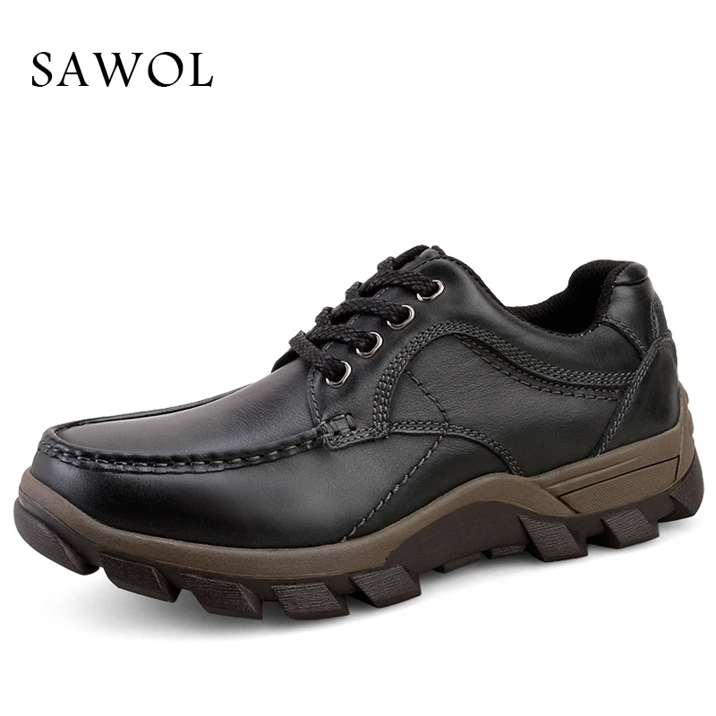 Мужская обувь из натуральной кожи брендовая повседневная для мужчин мужские