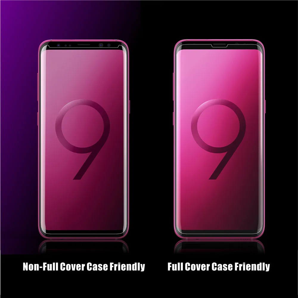 Ультрафиолет votoon для samsung Galaxy S8 S9 Plus, 3D покрытие, полный клей, закаленное защитное стекло для экрана для samsung Note 8 9
