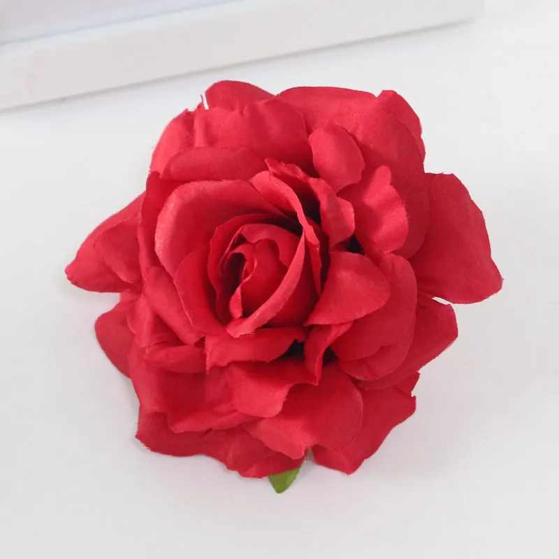 Flone, 11 см, сделай сам, высокое качество, искусственные цветы розы, голова, искусственный цветок, Шелковый цветок для свадьбы, декоративные, вечерние, художественные, цветочные