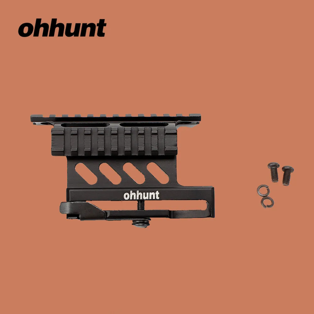 Ohhunt Тактический Быстрый отсоединение AK Rail Scope Mount подходит для 20 мм Пикатинни Вивер Rail черный для охоты прицел аксессуары - Цвет: Бежевый