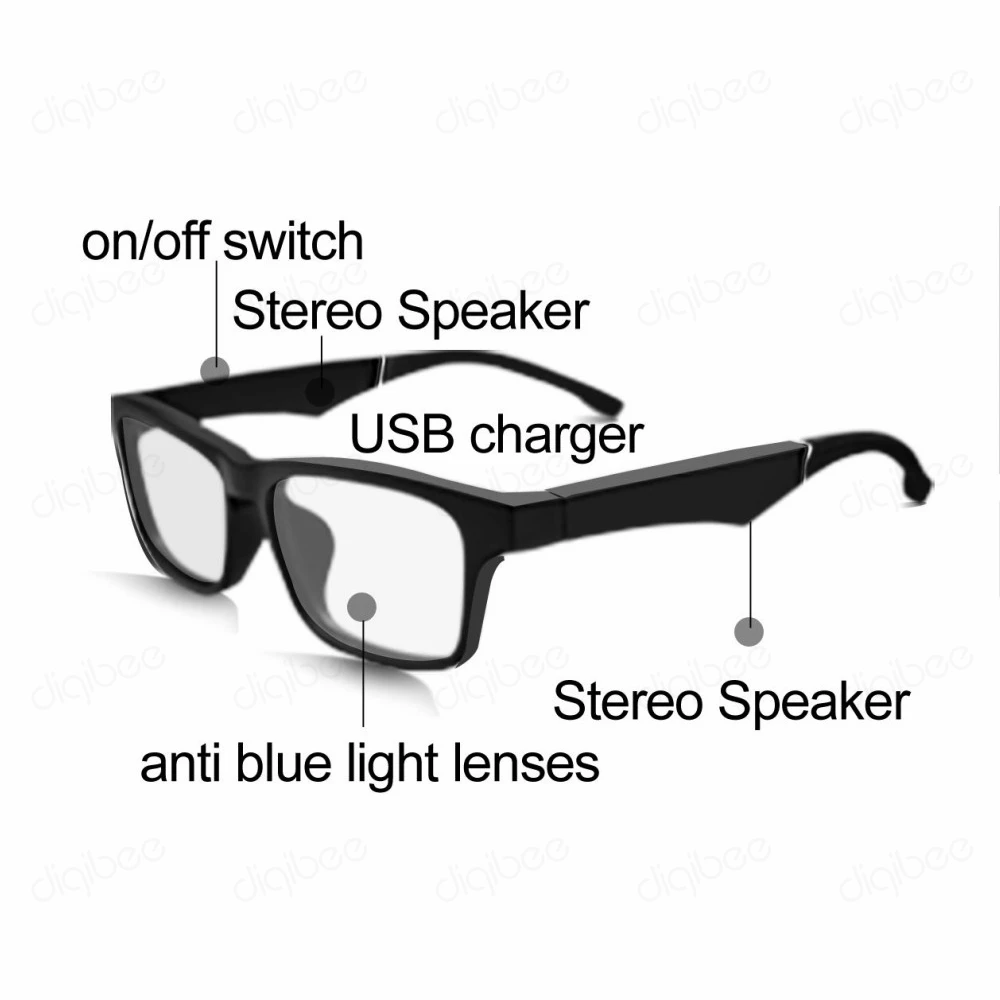 Классические очки Bluetooth 5 0 открытые аудио стерео колонки микрофон для iPhone Huawei Xiaomi