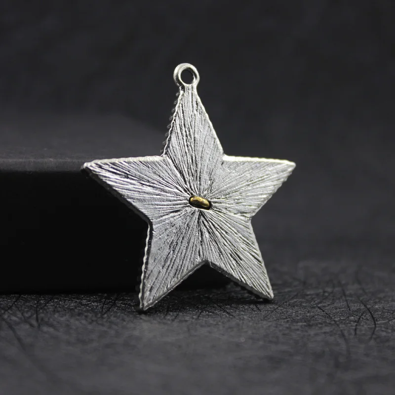 Новое поступление Сделай Сам модная подвеска из сплава желтая звезда для