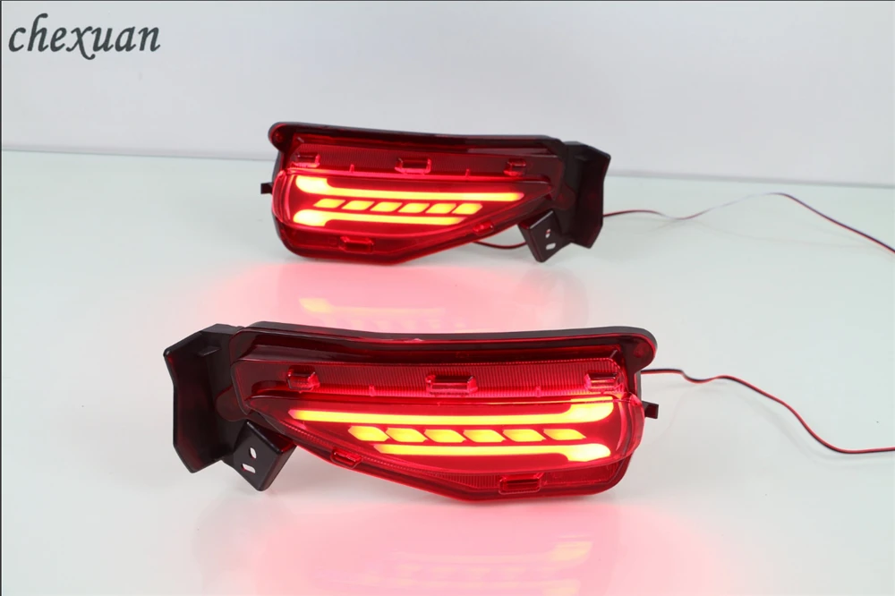 2 шт. светодиодный задний бампер светильник противотуманный фонарь стоп сигнал