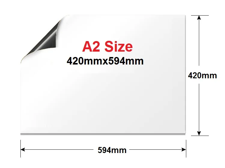 Магнитная доска на холодильник A2 размера семейная для сообщений офисный