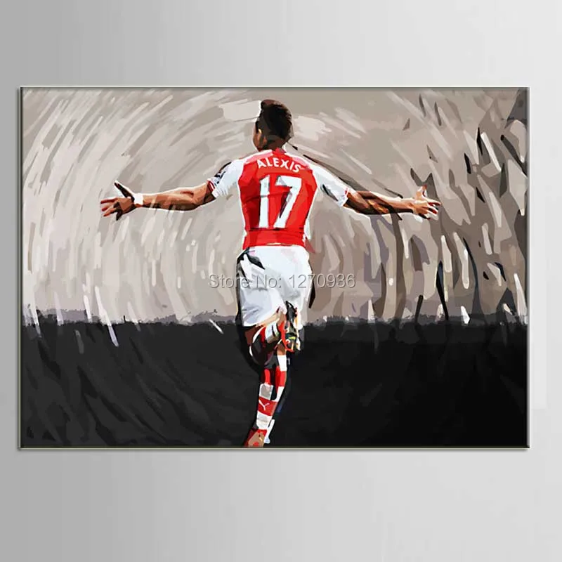 Картина маслом на холсте с изображением футбольных игроков|oil painting|painting oilfootball oil