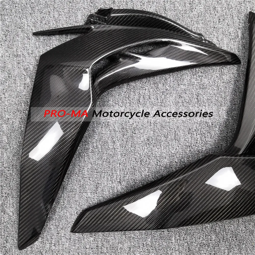 Боковые панели(большие) из углеродного волокна для Kawasaki Z1000+ Twill