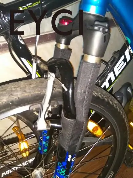 EYCI 2 шт./пара дорожный велосипед для езды на велосипеде, MTB Передняя рамка вилка Обёрточная бумага защитные чехлы гвардии протектор Аксессуары для велосипеда