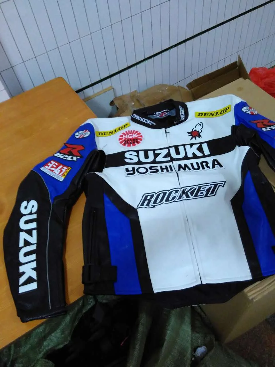motorcycle jacket men PU leather riding racing anti-dropping motocross clothing for suzuki | Автомобили и мотоциклы