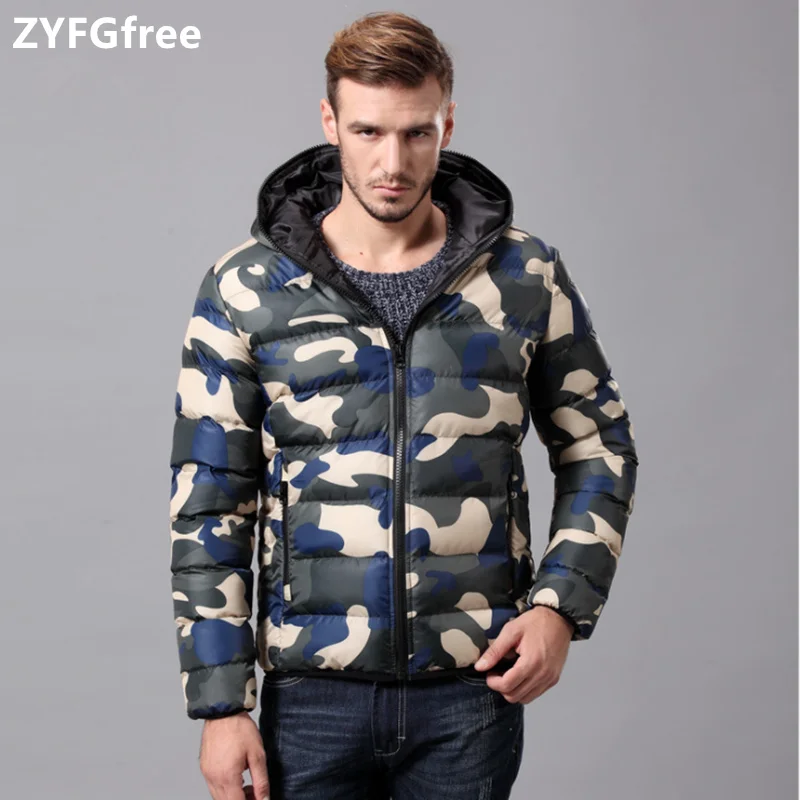 Куртка-бомбер 2019 Мужская модная Толстая теплая осенне-зимняя Военная