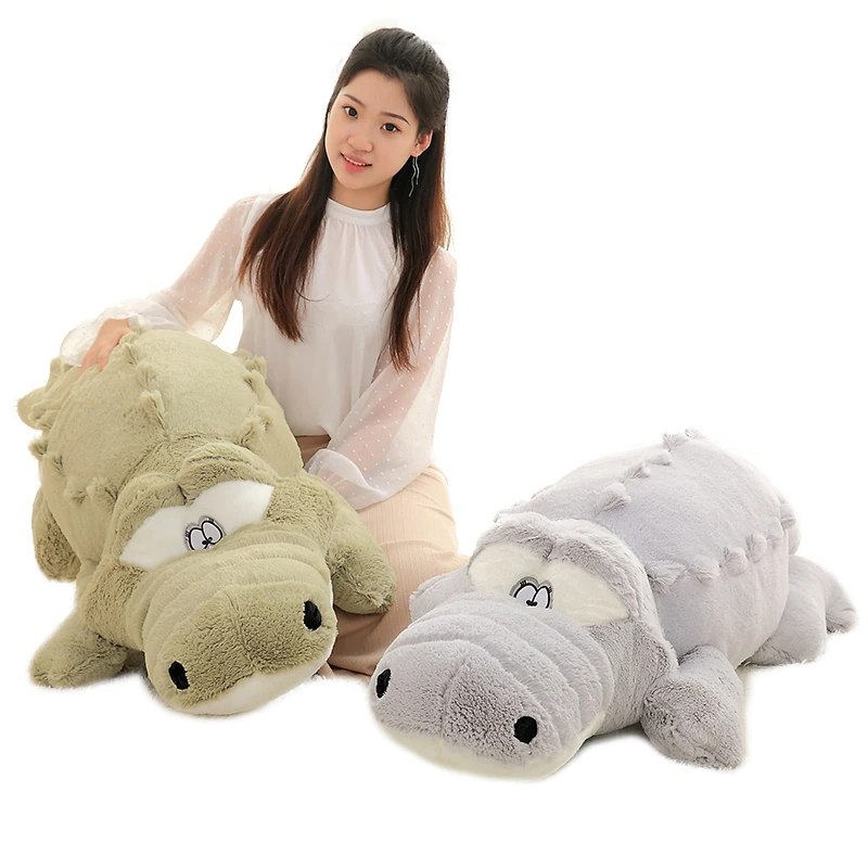 

1PC Big Crocodile Plush Toys Dolls Stuffed Animals Super Soft Sleeping Pillows Cushions Toy for Children Girls Christmas Gifts