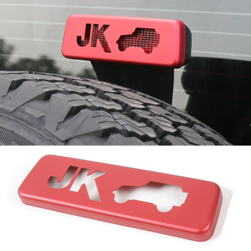 1Pcs Aluminum Rear Brake Light Cover Grille Third Tail Lamp Protector for Jeep Wrangler JK 2007-2017 | Автомобили и мотоциклы